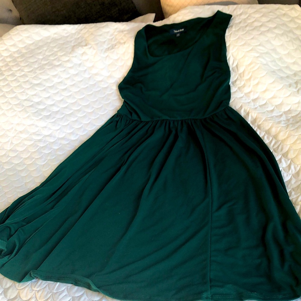 Gorgeous knee length green ModCloth dress in size large